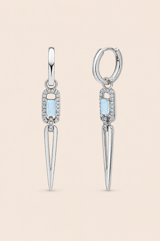 Maris Aqua Earrings