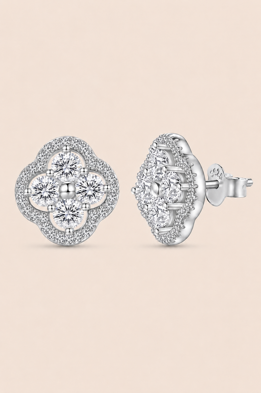 Celeste Bloom Silver Studs
