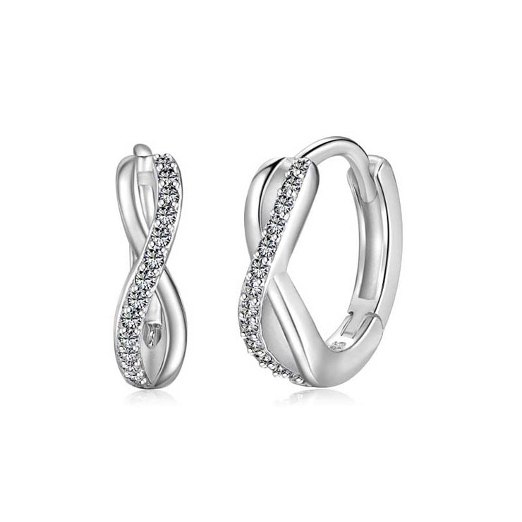 Silva Infinity Silver Hoops