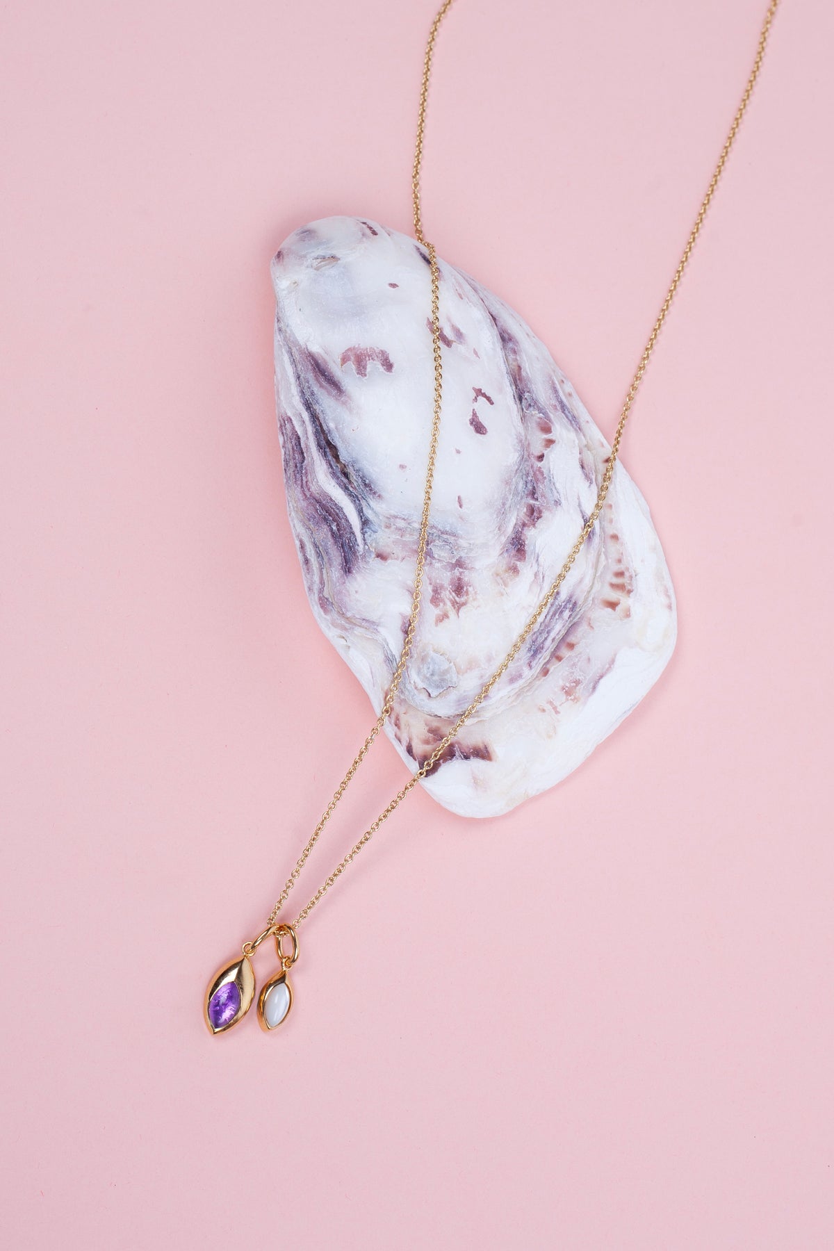 Amara Twin Vermeil Pendant