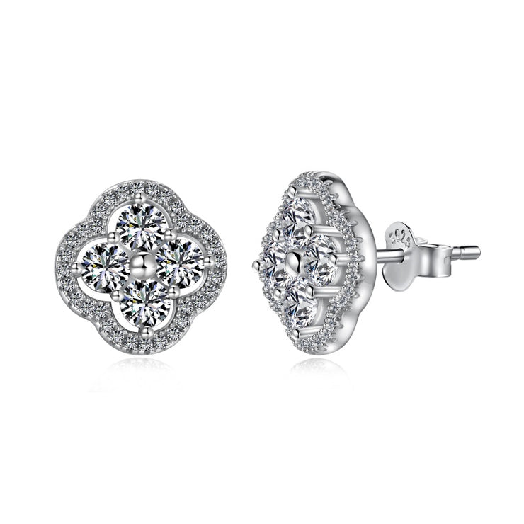 Celeste Bloom Silver Studs