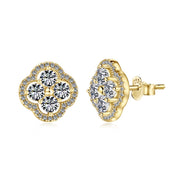 Golden Bloom Plated Studs
