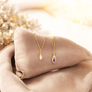 Amara Twin Vermeil Pendant