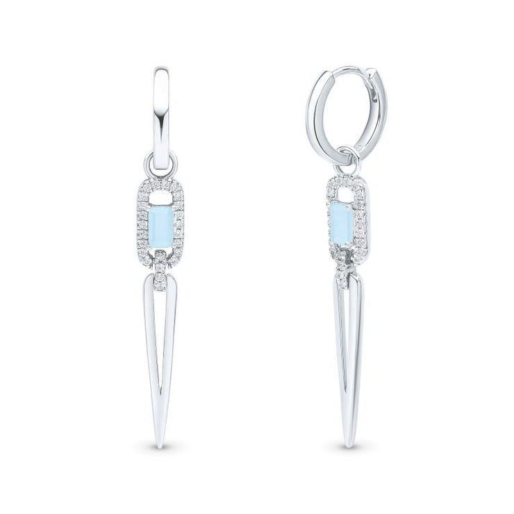 Maris Aqua Earrings
