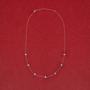 Nova Petal Silver Necklace