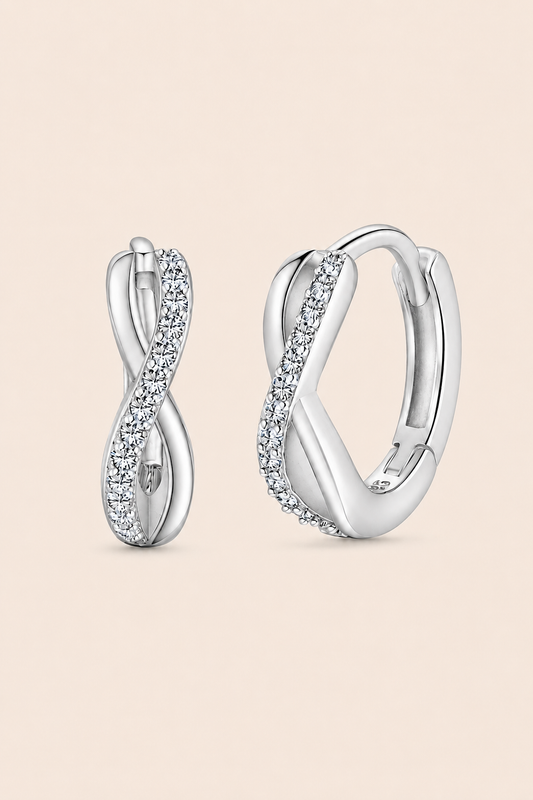 Silva Infinity Silver Hoops