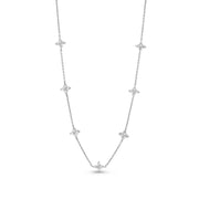 Nova Petal Silver Necklace